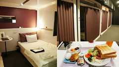 6000円以下で飛行機のファーストクラスをイメージした部屋に泊まれる「ファーストキャビン」宿泊レポ - GIGAZINE