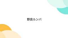 野良ルンバ