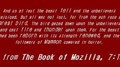 アドレスバーに「about:」と入力する