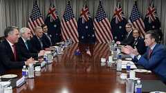 トランプ政権もAUKUS推進 米国防長官、豪側に伝達:時事ドットコム