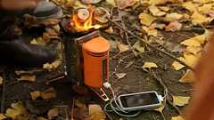 たき火でスマートフォンを充電できる「BioLite CampStove」