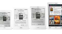 楽天、Koboの新電子書籍端末を3機種発表――フロントライト付きやAndroidタブレットも