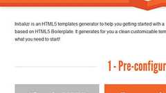 イマドキのIDE事情(130) 「Initializr」でHTML5サイトのテンプレートを作成しよう