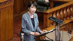 高市首相「成長型経済に移行」 上限超の企業献金で反論―参院本会議:時事ドットコム