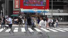 渋谷の交差点から人をじわじわ消す