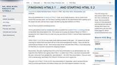 HTML 5.1 が今年 9月の勧告に向けて勧告候補への移行検討段階へ、HTML 5.2 の策定も開始