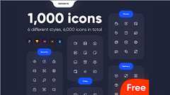 もうこれでUI用のアイコンには困らない!商用でも完全無料で利用できる、SVG完備のアイコン素材 -iconsax