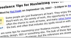 フリーランサーの収益を最大にするための25のヒント*ホームページを作る人のネタ帳