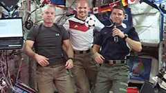 サッカーW杯に宇宙飛行士からもエール