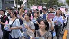 「朝鮮人虐殺を認めろ」 追悼文不送付で学生デモ | 共同通信