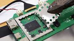 ラズパイのモニターの中から蟹チップ