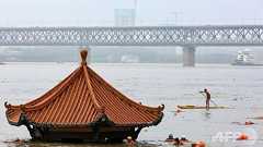 中国各地で洪水、長江の記録的な水位上昇で武漢も警戒