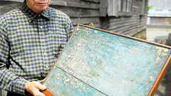 戦艦大和の黒板と判明 「47年に海で拾った」 宮崎:朝日新聞デジタル