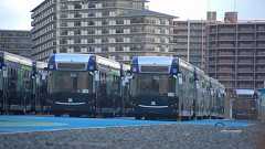 森之宮に万博のEVバスが大量留置中…一時抹消登録か | Osaka-Subway.com