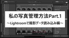 私の写真管理方法Part.1 ~Lightroomで撮影データ読み込み編~|海と猫と週末写真家