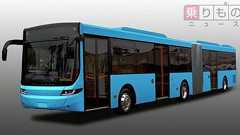 福岡都心部に連節バス導入へ 天神ビッグバン支える | 乗りものニュース