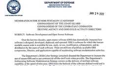 米国防総省、オープンソースをプロプライエタリより優先的に採用する調達方針を明らかに。同省CIOが書面で通知