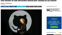 マイクロソフトがGitHubの買収交渉、複数メディアが報じる