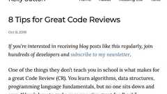 役立つコードレビュー 8つのヒント | POSTD