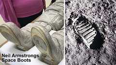月面着陸は捏造だった? 陰謀論者たちがざわついたアームストロング船長のブーツと月の足跡が一致しない件を検証 : カラパイア