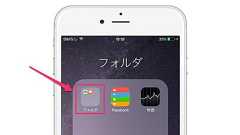iOS 8で、フォルダの中にフォルダを作る方法