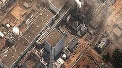 福島第1原発3号機爆発直後の衛星写真をDigitalGlobe社がネット上で公開、ダメージの度合いが確認可能に