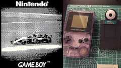 ゲームボーイの「ポケットカメラ」でF1のレースを撮影した写真が独特の味わい