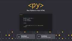 「PyScript」はJavaScriptのようにPythonコードをHTML内に記述して実行可能、Anacondaがオープンソースで公開