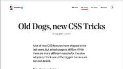 CSSの新機能にどのように向き合えばよいか、新しいことを学んだり覚えることは頭の固い人には難しい