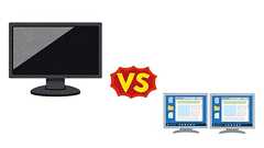 大画面ディスプレイ1台 vs. 複数枚ディスプレイ──作業効率がいいのはどっち? 2009年発表の論文を紹介