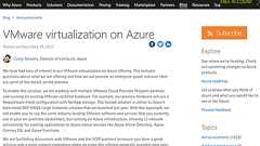 マイクロソフトとVMwareが一転、「VMware virtualization on Azure」で協力体制に
