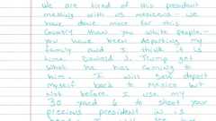 米大統領暗殺の脅迫状でっち上げ、移民に罪着せようとした男を訴追 被害者の移民は強制送還の恐れ