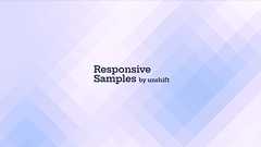 Responsive Samples by unshift