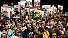 イスラエルで国民の怒り高まる、人質6人死亡で衝撃-労組はスト宣言