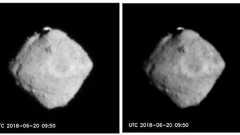 はやぶさ2、「リュウグウ」約100kmから撮影 凹凸がクッキリ