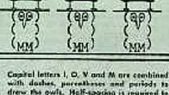 1948年のアスキーアート | I'm bored