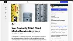 CSSでメディアクエリはもう必要ないかも -メディアクエリなしで実装するテクニックのまとめ