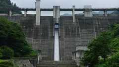 合角ダム100時間定点生中継 ドローンによる撮影も‐ニコニコインフォ