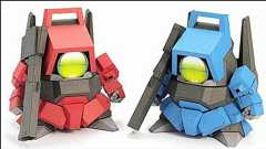 Zガンダムに出てくる「リック・ディアス」を全長約5cmで作れる型紙がDL可能に