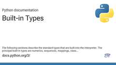 Built-in Types