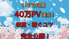 初心者が1年で月間40万PV達成!収益・PV・稼ぐコツ全てを語る!|専業主婦卒業宣言!