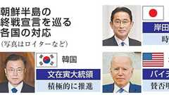 朝鮮戦争の終戦宣言に難色 岸田政権、韓国の提案に | 共同通信