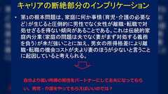 山口一男(シカゴ大学社会学教授) vs 女子大生起業家