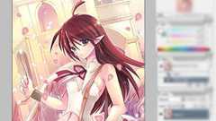 海外の人が萌え絵に色を塗る方法チュートリアル - GIGAZINE