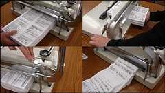 分厚い本や雑誌をサクサク切断、電子書籍化に便利な大型ペーパーカッター