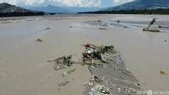 動画:パキスタン、洪水死者1100人超 国土の3分の1水没