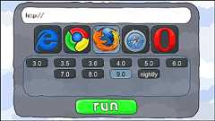 自分のサイトの表示を5種のブラウザでチェックできるネットサービス「browserling」