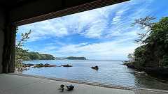 佐渡島にあるお大尽な大臣の別荘、山本邸から見る景色に驚いた