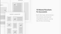 最近のWebデザインで採用されているレイアウト72種類を収録した無料のUI素材(PSD, AI, Sketch) -UI Tiles