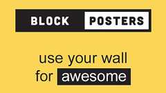 Block Posters - Create large wall posters from any image for free!